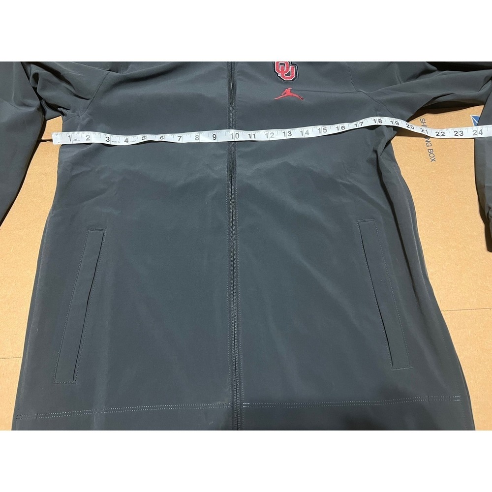 Nike Oklahoma Sooners Jordan Brand Full Zip Jacket Men's‎ Black Crimson - Picture 6 of 8